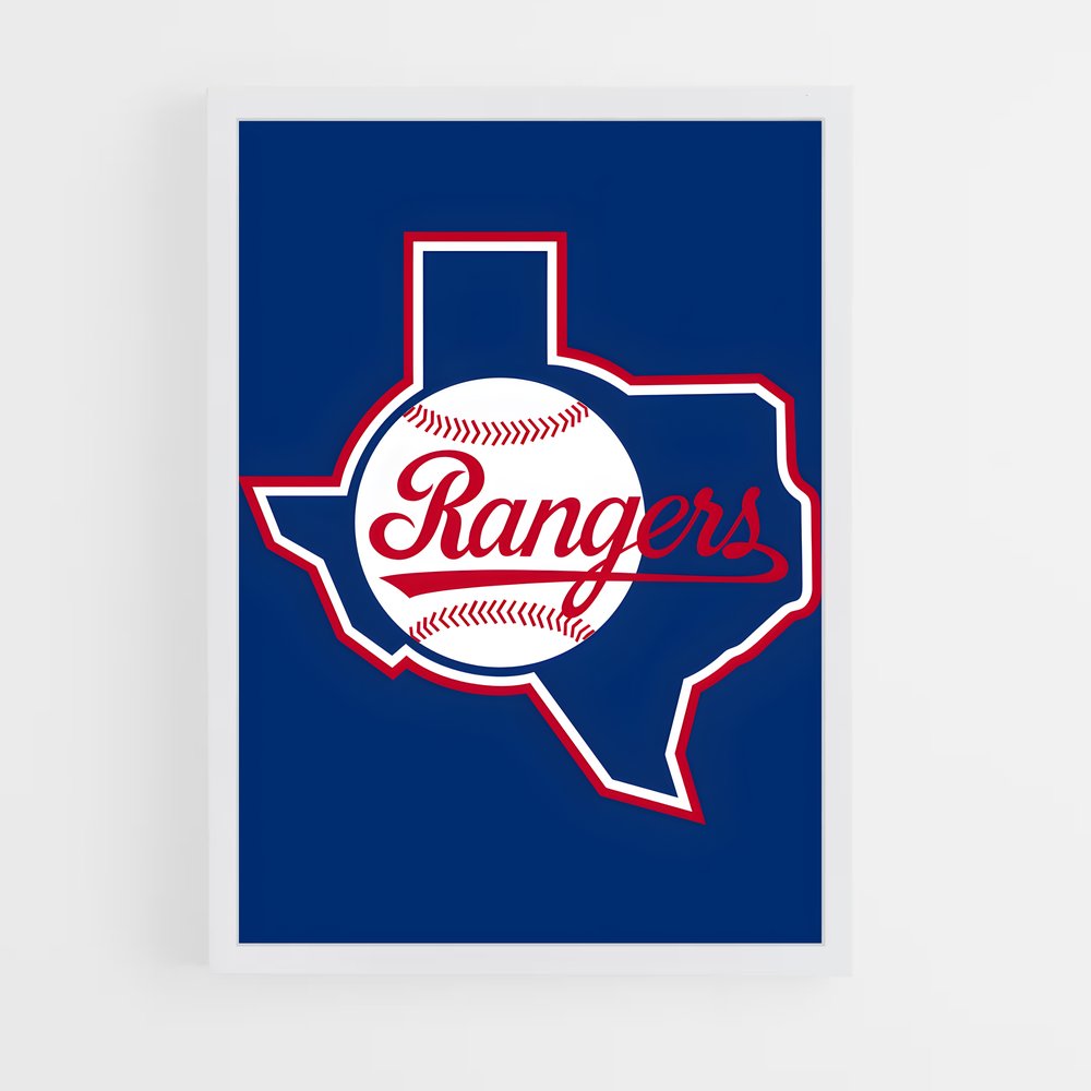 Poster Texas Pride – affiche Baseball (vue 3)